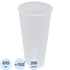 Стакан одноразовый Bubble Cup 650мл МАТОВЫЙ Прозрачный 200шт/уп арт. 1022П