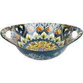 Салатник фарфоровый Nouvelle Home Arabesque 600 мл разноцветный 8 штук в упаковке (0860080)