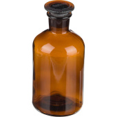 Склянка стеклянная с пробкой темная 500 мл купить в интернет-магазине товаров для офиса и дома ТопГрад с доставкой