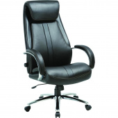 Кресло для руководителя Easy Chair-572 TR черное (рециклированная кожа/металл)
