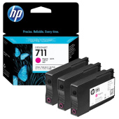 Картридж струйный HP 711 CZ135A пурпурный оригинальный (тройная  упаковка)