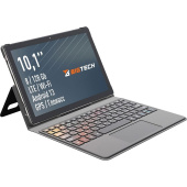 Планшет BigTech A2 10.1 128 ГБ с чехлом-клавиатурой фиолетово-серый