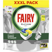 Капсулы для посудомоечных машин Fairy Platinum All in One (113 штук в упаковке)