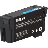 Картридж струйный Epson T40D240 C13T40D240 голубой оригинальный  повышенной емкости