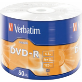 Диск DVD-R Verbatim 4.7 ГБ 16x bulk 43791 (50 штук в упаковке)
