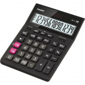 Калькулятор настольный ПОЛНОРАЗМЕРНЫЙ Casio GR-14 14-разрядный черный