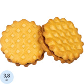 Печенье сдобное Дымка Домашние вафельки с апельсиновой начинкой 3.8 кг купить в интернет-магазине товаров для офиса и дома ТопГрад с доставкой