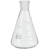 Колба коническая с делениями 500 мл КН-1-500-29/32 купить в интернет-магазине товаров для офиса и дома ТопГрад с доставкой