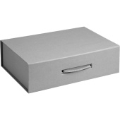 Коробка подарочная Case серая (35.3х24х10 см)