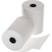 Лента тепловой регистрации для лабораторного оборудования Комус Медицина 57 мм x 30 м наружная намотка (12 рулонов в упаковке)