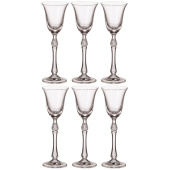 Набор рюмок Crystal Bohemia Parus стеклянные 70 мл (6 штук в упаковке) Набор рюмок Crystal Bohemia Parus стеклянные 70 мл (6 штук в упаковке)