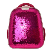 Ранец Комус Класс (№1 School) Sparkle Pink анатомический Sparkle Pink  розовый пайетки двусторонние с двумя отделениями