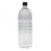 Бутылка пластиковая прозрачная 1500 мл диаметр горла 28 мм (50 штук в упаковке)