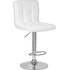 Стул барный Dobrin Candy белый/хромированный (искусственная кожа/металл)