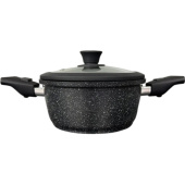 Кастрюля Panairo Forrena Pro Max (F(PM)-KAS-2-S2-K.sil-I) 2 л литой  алюминий с крышкой Кастрюля Panairo Forrena Pro Max (F(PM)-KAS-2-S2-K.sil-I) 2 л литой  алюминий с крышкой