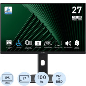 Монитор 27" MSI PRO MP275PG чёрный (9S6-3PC39M-084)