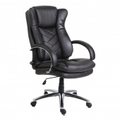 Кресло для руководителя Easy Chair 541 TL черное (кожа/металл)