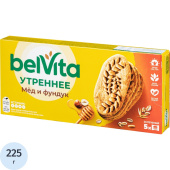 Печенье песочное BelVita Утреннее с фундуком и мёдом 225 г купить в интернет-магазине товаров для офиса и дома ТопГрад с доставкой