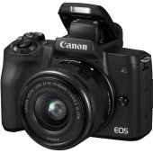 Фотоаппарат Canon EOS M50 kit + объектив EF-M 15-45 IS STM черный