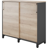 Шкаф-купе для документов Kobor HK/3-120/60/M дуб натуральный  1200х600х1200 мм