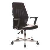 Кресло офисное Easy Chair 224 DSL черное (искусственная кожа, металл)