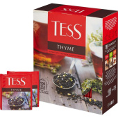 Чай черный Tess Thyme 100 пакетиков (чабрец, лимон)