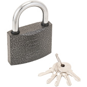 Замок навесной Аллюр ВС1Ч-360 61 мм серый