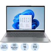 Ноутбук Lenovo ThinkBook 16 G7 IML 16" Gray Intel Core Ultra 5 125U/16  ГБ/SSD 512 ГБ/Intel Graphics (21MS0002AU)