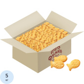 Крекер Здрава Стайка рыбок с солью 5 кг купить в интернет-магазине товаров для офиса и дома ТопГрад с доставкой