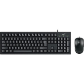Комплект проводной клавиатура и мышь Genius KM-100SE (31330009402)