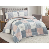 Набор евро Cleo Notte Bianca (одеяло 220х240 см, комплект постельного  белья 130 г/кв.м)