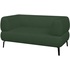 Диван двухместный Флойд Fd2-2 тёмно-зелёный искусственная кожа купить в интернет-магазине товаров для офиса и дома ТопГрад с доставкой