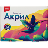 Краски акриловые Lori Классика 12  цветов по 15 мл