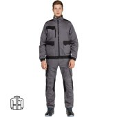 Куртка рабочая летняя мужская MACH2 серая (размер 44-46, рост  156-164)