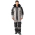 Костюм рабочий зимний мужской з03-КПК с СОП серый/черный (размер 52-54,  рост 182-188)