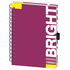 Бизнес-тетрадь Mariner Bright А5 120 листов фиолетовая в клетку на  спирали (148х205 мм)