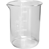 Стакан Н-1-2000 с делением 2 л (2 штуки в упаковке) купить в интернет-магазине товаров для офиса и дома ТопГрад с доставкой