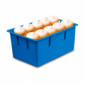 Ящик (лоток) под мороженое из ПНД 450х300х223 мм синий
