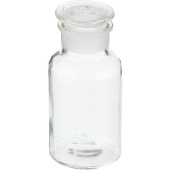 Склянка стеклянная с пробкой светлая 250 мл купить в интернет-магазине товаров для офиса и дома ТопГрад с доставкой