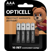 Батарейка AAA мизинчиковая Opticell Basic (4 штуки в упаковке)