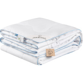 Одеяло 2-спальное Prime Prive Linen 172x205 см стёганое с кантом белое