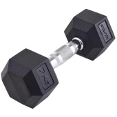 Гантель обрезиненная Starfit DB-301 7 кг гексагональная купить в интернет-магазине товаров для офиса и дома ТопГрад с доставкой