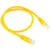 Патч-корд витая пара Cablexpert PP10-0.25M/Y 5e 0,25 м