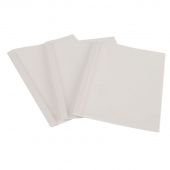 Обложки для термопереплета Promega office А4 картонные/пластиковые белые (корешок 6 мм, 100 штук в упаковке)