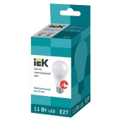 Лампа светодиодная IEK Eco А 11Вт E27 4000К 990Лм 230В LLE-A60-11-230-40-E27