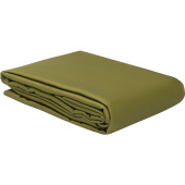 Простыня на резинке Tkano Essential 160х200х30 см сатиновая оливковая (TK24-FS0003)