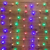 Гирлянда светодиодная Neon-Night Дождь разноцветный свет 144 светодиода (1.5x1.5 м)