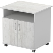 Тумба под оргтехнику Easy Standard (сосна винтер/серый, 718x600x739 мм)