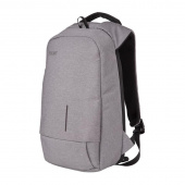 Рюкзак Polar из полиэстера светло-серого цвета (К3149)