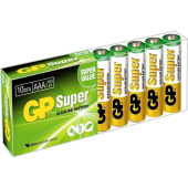 Батарейка ААА мизинчиковая GP Super (10 штук в упаковке)